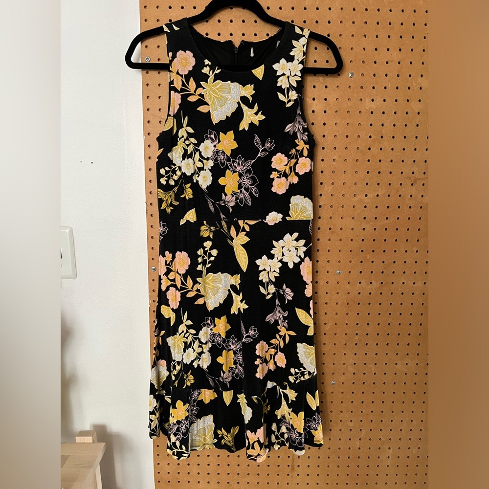 Sleeveless Floral Dress